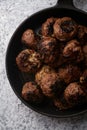 ÃÂ¡loseup of traditional swedish beef meatballs