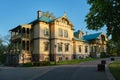 Old manor in Loshitsa park in summer, Minsk, Belarus Royalty Free Stock Photo