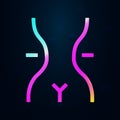 Losing weight nolan icon. Simple thin line, outline vector of health icons for ui and ux, website or mobile application