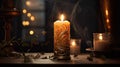 loss funeral candle Royalty Free Stock Photo