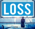 Loss Recession Deduction Financial Crisis Concept Royalty Free Stock Photo