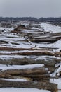 Loss of wood in logging