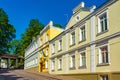 Lossi street in Estonian town Tartu Royalty Free Stock Photo