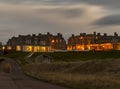 Lossiemouth, West Beach after dark.