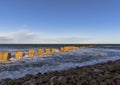 Lossiemouth west beach in winter.