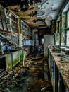 lost broken kitchen water damage Royalty Free Stock Photo