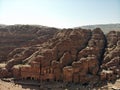 Lost city in the desert. Amazing Petra ancient city with great tombs and such inspiring history. Unesco world heritrage, Jordan, Royalty Free Stock Photo