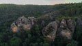 Lost city rocks, Blue Mountains, Australia Royalty Free Stock Photo