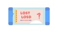 Lost Document: Lost Losd Scroll with Question Mark Vector, vector design Generative AI Royalty Free Stock Photo