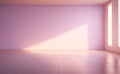 Lost in a Dream: Exploring the Enchanting Shades of Pink in an Empty Room Royalty Free Stock Photo