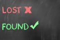 Lost but found Royalty Free Stock Photo