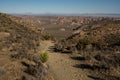 Lost Horse Loop Trail Drops Toward The Valley Below