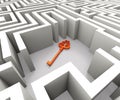 Lost Key In Maze Shows Security Solution