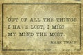 Lost mind Twain