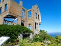 lost place at the cliff Royalty Free Stock Photo
