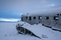 Lost places, crashed plane close to Vik on Iceland