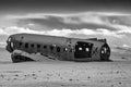 Lost places, crashed plane close to Vik on Iceland