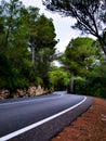 Lost road in spain Royalty Free Stock Photo