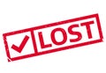 Lost rubber stamp