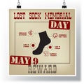 Lost Sock Memorial Day Royalty Free Stock Photo