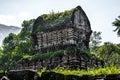 Lost temples of Myson in the jungle Royalty Free Stock Photo