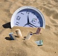 Lost Time and Money Concept Royalty Free Stock Photo