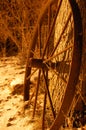 Lost Wagon Wheel Royalty Free Stock Photo