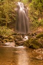 The lost waterfall trail near Boquete in Panama. Fall number three.