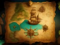 Lost Worlds Revealed: Vintage Treasure Map Imagery