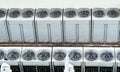 A lot of air conditioned. Royalty Free Stock Photo