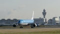 A lot of airplane Taxi at schiphol netherlands