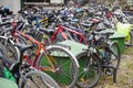 Lot of bicycles