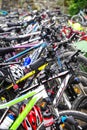 Lot of bicycles