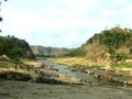 Many boats are in the river of the hilly area of Bandarban, Bangladesh