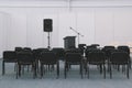 A lot of chairs in meeting or conferences room Royalty Free Stock Photo