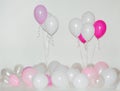 A lot of colorful balloons decorated Royalty Free Stock Photo