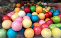 A lot of colorful gum balls Royalty Free Stock Photo