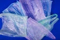 A lot of colorful plastic bags Royalty Free Stock Photo