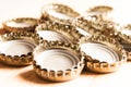 A lot of crown caps Royalty Free Stock Photo