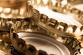 A lot of crown caps Royalty Free Stock Photo