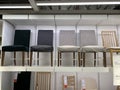 Lot of different chairs in an interior store