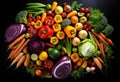 a lot of different types of vegetables Royalty Free Stock Photo