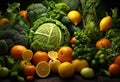 a lot of different types of vegetables Royalty Free Stock Photo