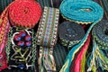 Lot of embroidered belts