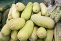 Fresh winter melon supermarket Royalty Free Stock Photo