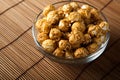 A lot of golden caramel corn Royalty Free Stock Photo