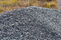 A lot of gravel stones - brita Royalty Free Stock Photo