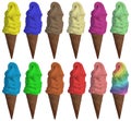 A lot Ice Cream 2 Royalty Free Stock Photo