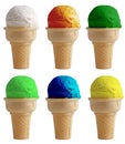 A lot Ice Cream Royalty Free Stock Photo