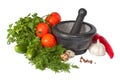 A lot of isolated fresh vegetables Royalty Free Stock Photo